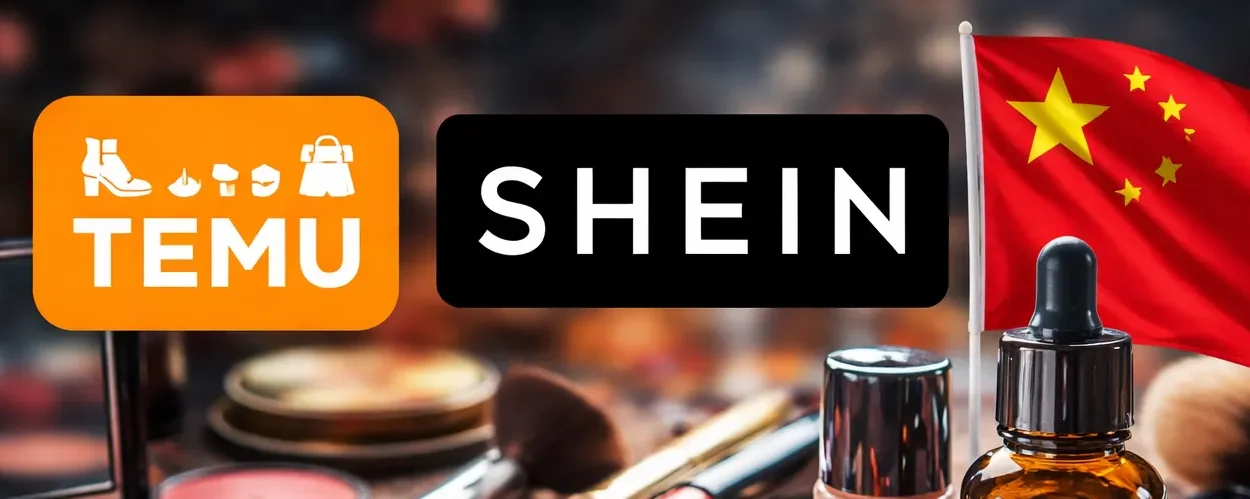 Gift i smink från Temu och Shein från Kina