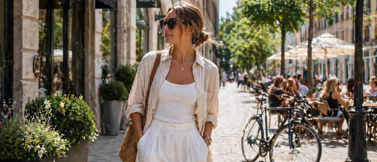 Sommarstil avslappnad look